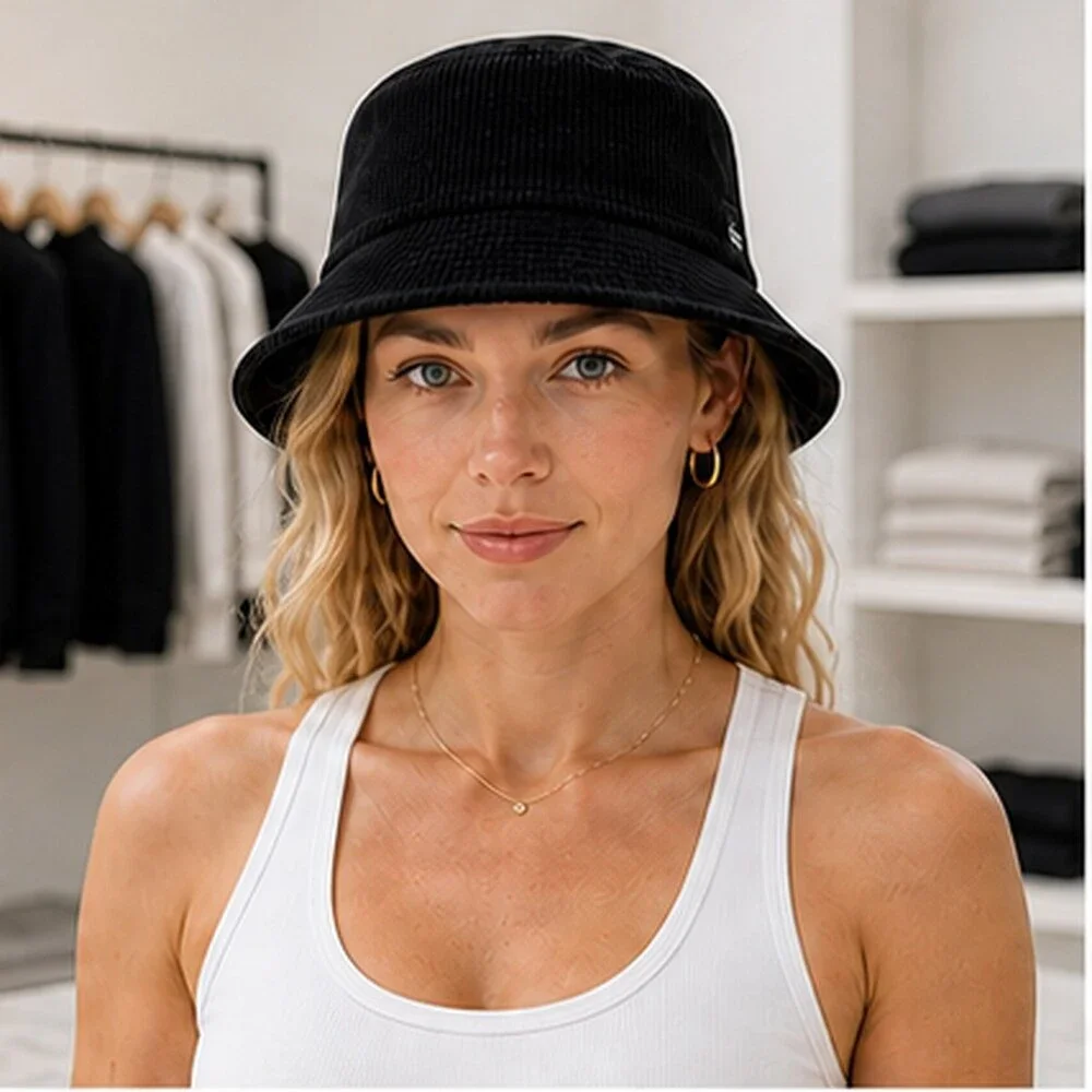 ALO Yoga Black Boutique Bucket Hat NWT